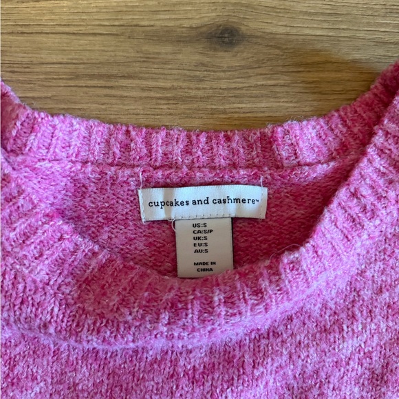 cupcakes & cashmere Pink Ombre Sweater - Picture 2 of 3